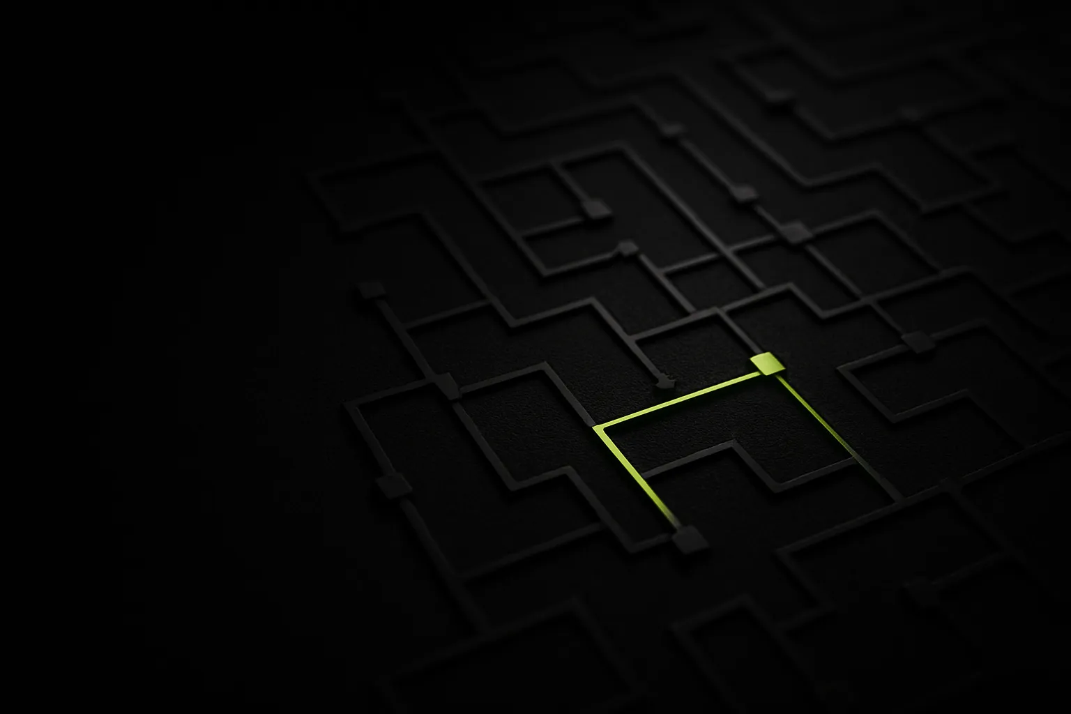 Abstract duotone topographic field representing crawl-path architecture